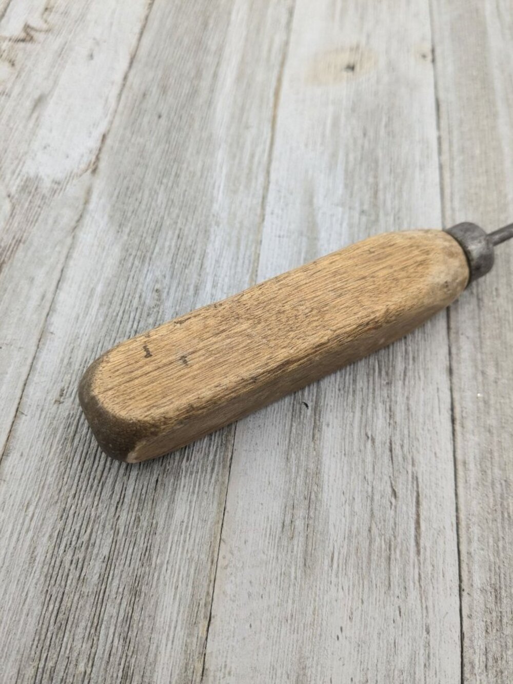 Vintage #3 Ice Pick Wood Handle Steel Tip 7" - Picture 3 of 6
